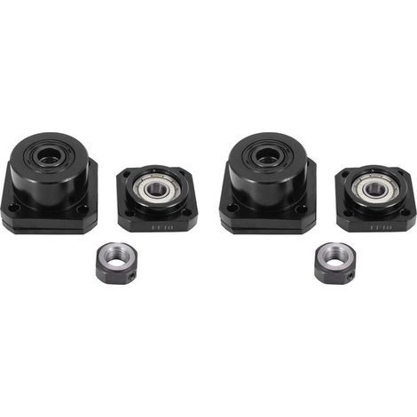 Pièces FK10 Côté Fixe + 2 Pièces FF10 Côté Flottant pour Vis à Billes SFU1204 Pièces CNC Vis à Billes 1204 Fk / Ff10 Support D'Extrémité (1/2)