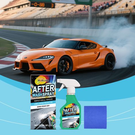 Car care spray kit - Cleans, waterproofs, protects, brightens, renovates, and coats car surfaces - 237ml + towel (1/5)