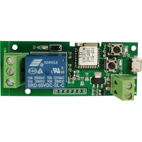 Module relais sans fil eWeLink USB DC5V Wifi, module domotique, application mobile, minuterie, commande vocale Alexa pour système de contrôle d'accès, verrouillage automatique.