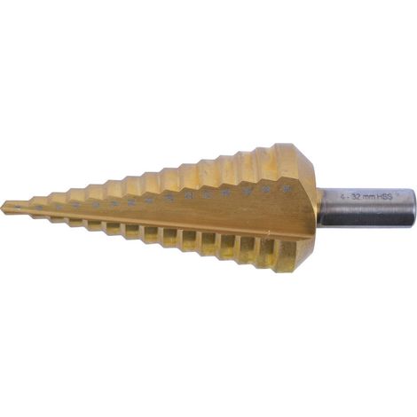 Punta conica Makita 9 gradini metallo diametro 4 32 mm