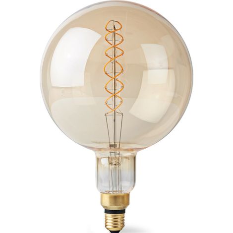 Bombilla LED E27 G200 Ámbar 2700K (12W) (1/2)