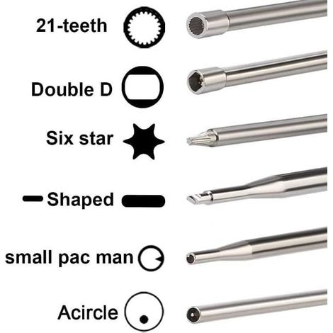 Kit de réglage de carburateur 12 pièces pour moteurs 2 temps, compatible avec les tronçonneuses des marques Echo, Stihl, Poulan, Husqvarna et Weed Eater. (1/5)
