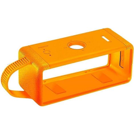 Étui de protection portable en silicone anti-poussière pour enceinte Bluetooth EMBERTON - Accessoires de transport - Orange (1/4)