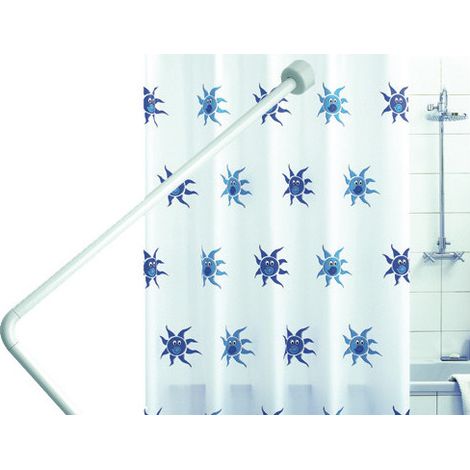 Soportes de ducha blancos de 80×80 cm para instalación de cabinas de ducha – accesorios de baño