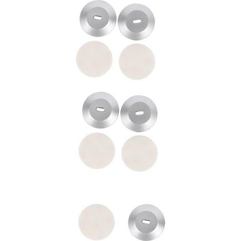 Lot de 5 verrous de sécurité pour ordinateur portable, tablettes et téléphones ronds, avec trou de serrure. (1/5)