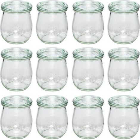 Weck Tulpenformgläser 220 ml 4er Karton (Gläser in Tulpenform) 619