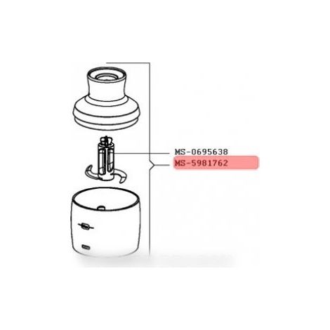 Mini Hachoir 150ml pour Robot ménager SEB MS-5981762