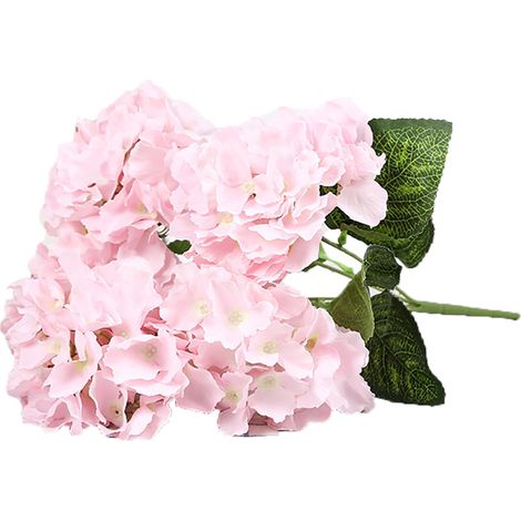 Bouquet De Fleurs Artificielles En Soie - Décoration Réaliste Pour Maison Et Fête - Rose - 1 Pièce (1/2)