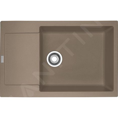 Franke Maris - Évier en fragranit MRG 611-78 BB, 78x50 cm, huître 114.0494.646 (1/3)