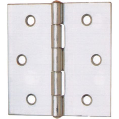 24 x CERNIERA PERNO FISSO 121 ACC ZINC  70 X 70 MM