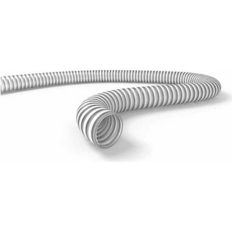 TUBO SPIRALATO ALIMENTARE BIANCO Diam. 60 (Mt.25)