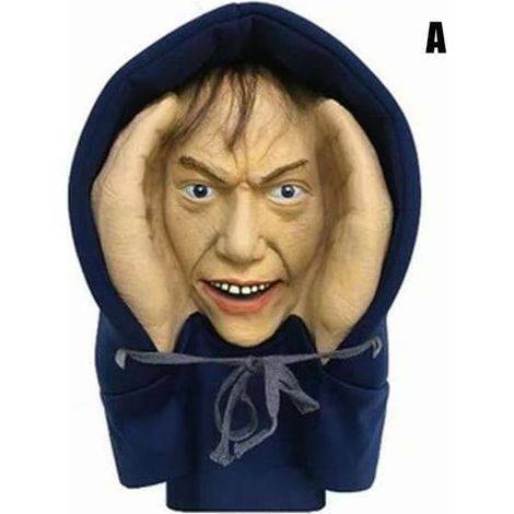 Décoration d'Halloween horrifique avec lampe à ventouse, en latex, à suspendre pour la maison, le salon ou la fenêtre (AAA) (1/5)