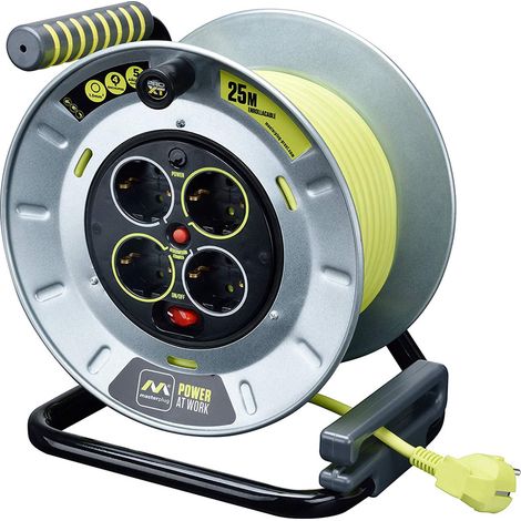 ENROULEUR DE CÂBLE PROF. INOX 25MTS 3G1.5 4TT PROXT (1/5)
