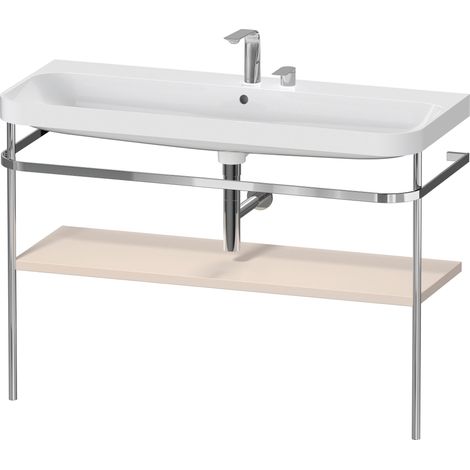 Duravit Happy D.2 Plus c-shaped Set avec console métallique,