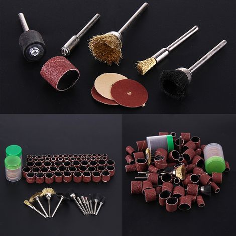 Lot 150 pièces accessoires perceuse rotative polissage haute efficacité outil réparation électrique pour meuleuse ensemble. (1/3)