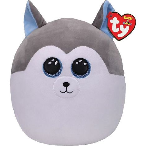 TY Squish A Boo Knuffelkussen Husky Slush 23 cm