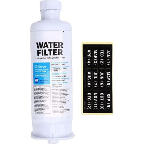 BelleRise - Kühlschrank-Wasserfilter - DA97-17376B - Entfernt Chlor und Verunreinigungen - Reines Wasser und frische Eiswürfel (1/5)