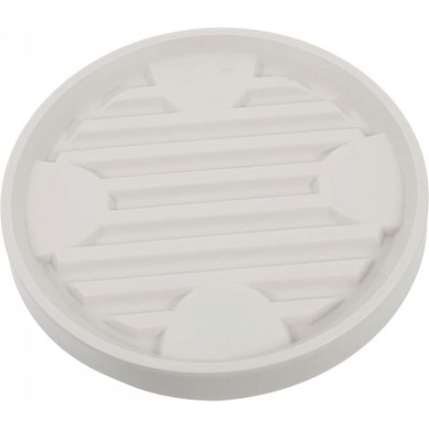 Chariot à roulettes beige pour pots de fleurs, diamètre intérieur 16.3 cm, pour intérieur et extérieur, 1 pièce (1/5)