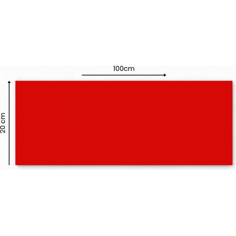 Plaque Plexiglas Rouge PMMA 3 mm – Verre Acrylique – 200x1000 mm – Résistante et Découpable (1/5)