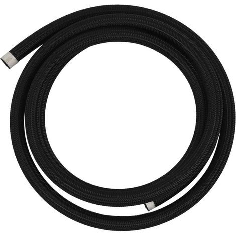 Tuyau tressé en nylon et acier inoxydable AN10 de 3 m + kit d'adaptateurs de raccords AN10 pour tuyau d'huile/carburant/eau (1/5)