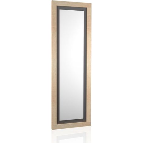 Espejo de pared Kira Cambria - Grafito 60cm (ancho) x 180cm (alto)