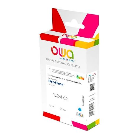Cartouche Owa compatible Brother LC1240 cyan pour imprimante jet d'encre