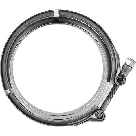 Turbo-Auspuffflansch 5" V-Band-Klemmensatz Edelstahl Universal-Automontage (1/5)