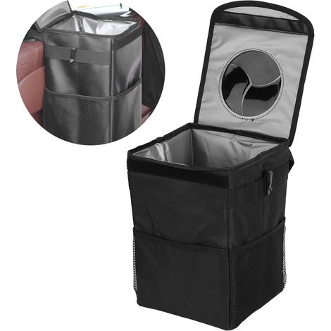 Boîte de rangement isolante pliable et étanche pour voiture, grand format, avec couvercle. (1/5)