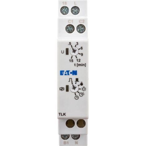 Relais temporisé minuterie pour cage d'escalier télérupteur (6 fct.) 000101066 EATON TLK
