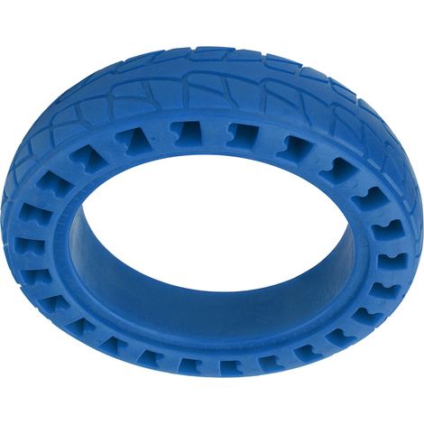 Pneu en caoutchouc renforcé double nid d'abeille pour trottinette électrique Xiaomi Ninebot 8,5 pouces couleur bleu (1/5)