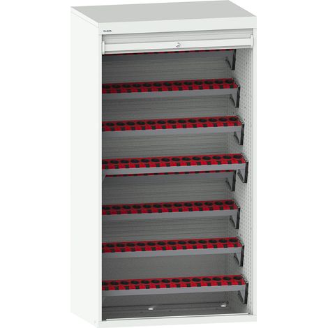 LISTA, Armoire à rideaux CNC, 8 niveaux, 112 supports ISO-SK
