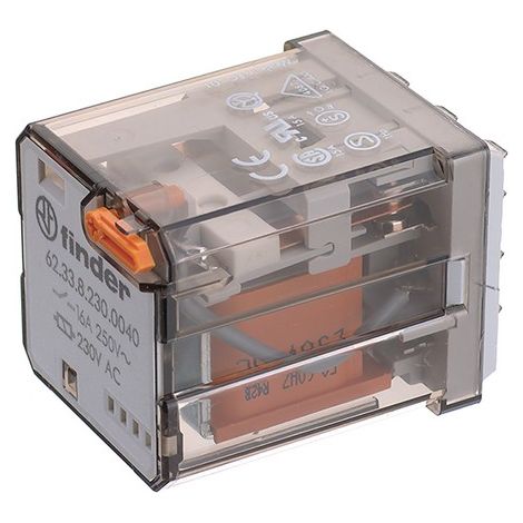 FINDER 62.83 RELE 24VDC 3Ctos 16Amp