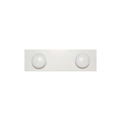 APPENDIABITI IN LEGNO 2 POSTI BIANCO cm.9x29