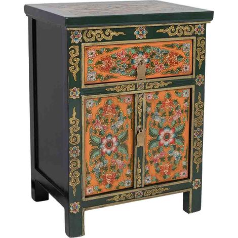 Recibidor de madera multicolor 50x35x68h cm (1/5)