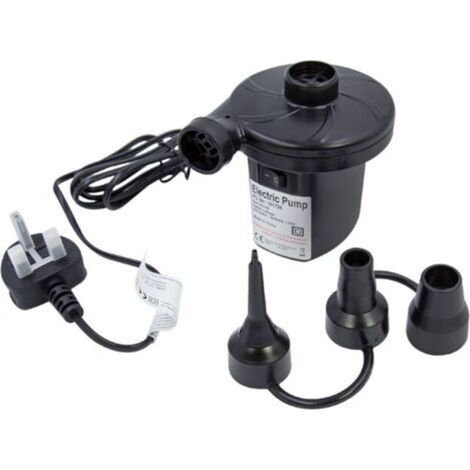 Pompe À Air Électrique - 130 W - Pour Matelas Gonflables Pataugeoires Jouets - Alimentation 220-240 V - 3 Buses Incluses (1/4)