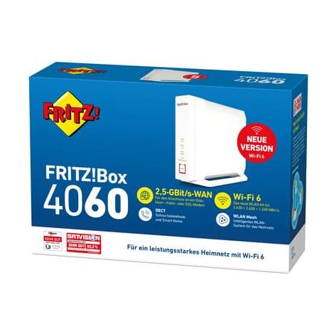 Router WLAN AVM FRITZBox 4060 2,4 GHz, 5 GHz 6000 MBit/s (1/5)