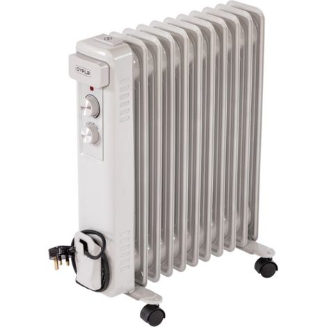 Oypla Electrical 2500W 11 Fin Portable Oil Filled Radiator Electric Heater (1/5)