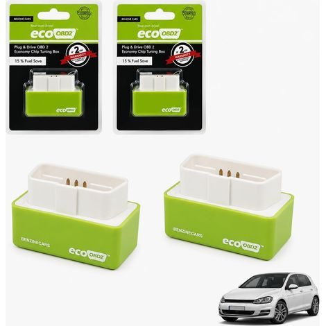 2Pcs Syngas OBD Fuel Saver, Syngas Spritsparer, Eco OBD Puce économiseur de Carburant, Dispositif d'économie Universel, réduisez Vos Frais de Carburant pour trajets Quotidiens et Longs Voyages