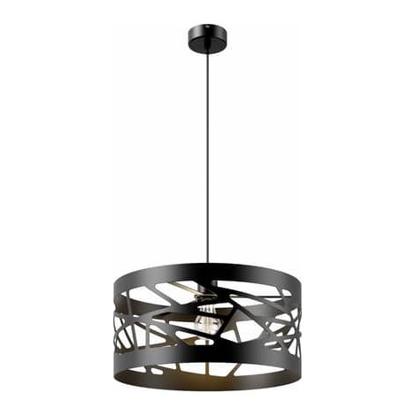 Suspension moderne noire Ø39 cm E27 Sigma Moduł Frez