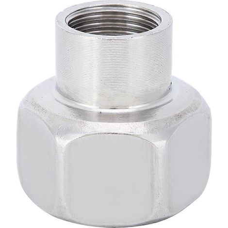1/2 NPT Innengewinde auf 1 Zoll NPT Innengewinde Reduzierstück, Sechskantverbinder für Rohrleitungen, Gewindeadapter, Durchmesserreduzierer, robustes Sanitärzubehör. (1/5)