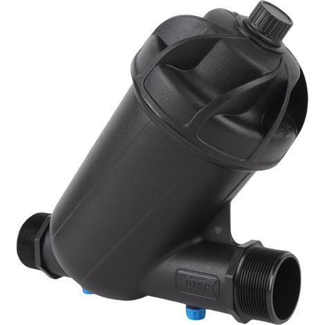 Filtre en Y pour irrigation goutte à goutte, 1-1/4 pouce, 120 mesh, filtration efficace, filtre à disque pour irrigation goutte à goutte, idéal pour jardin, ferme et pelouse. (1/5)