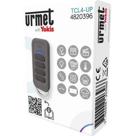 Yokis – Télécommande porte-clé Zigbee 4 canaux – Alimentation CR2032 – Portée 250m – Compatible avec récepteurs UP et Zigbee 3.0 (1/4)
