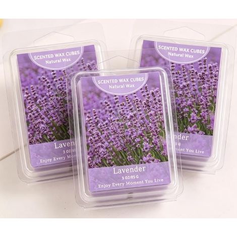 Bougies parfumées à la lavande, blocs de cire parfumée, cire de soja, blocs de parfum d'ambiance, parfums d'intérieur, sprays d'ambiance (1/5)