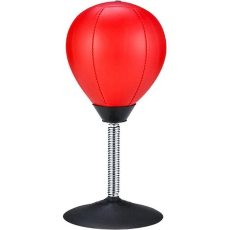 Ballon de boxe gonflable compatible avec un bureau à ventouse (1/4)