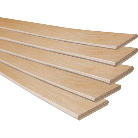 Federbuchenleiste 895 mm für Rahmenbett 10 Stk.