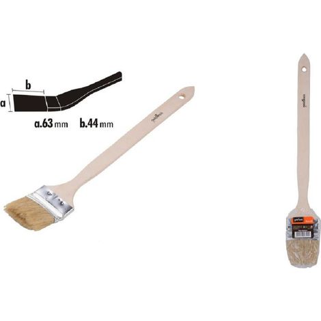Kaela - Pennello Angolare Piatta Per Pittura Radiatori Termosifone 63mm Setole 44mm 90304 - (1/2)