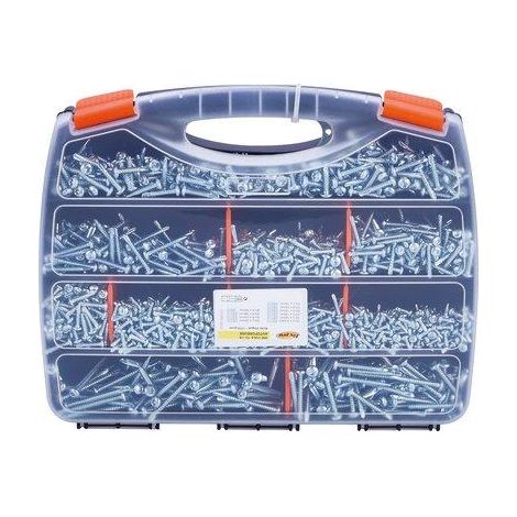 Coffret vis à tête torx T10, T20, T30, 1770 pièces (1/3)