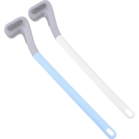 Lot de 2 brosses de nettoyage suspendues pour toilettes, brosses de toilette créatives pour salle de bain (1/5)