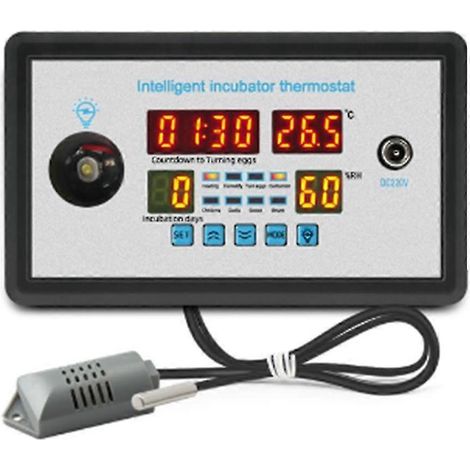 Thermostat intelligent numérique Zfx-w9002 (2024) pour incubateur, contrôle automatique de la température et de l'humidité. (1/5)