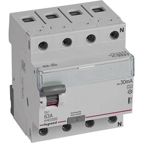 Legrand 411766 TX3 interrupteur différentiel blanc compact (1/2)